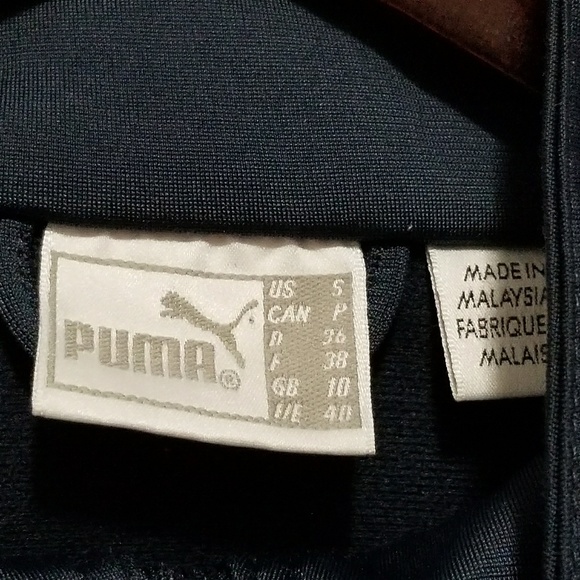 Puma Vintage Navy/Pink/White Zip Up Track Jacket - Picture 7 of 8